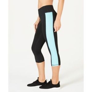 $25 Id Ideology Women's Essentials Colorblocked Cropped Leggings Size Small